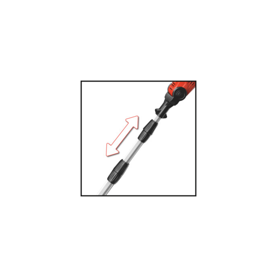 Einhell Akku-Teleskop-Heckenschere GE-HH 18/45 Li T-Solo