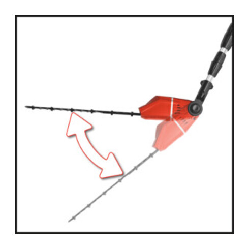 Einhell Akku-Teleskop-Heckenschere GE-HH 18/45 Li T-Solo
