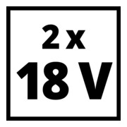Einhell Akku Twinpack 2x 18V 5,2Ah PXC-2