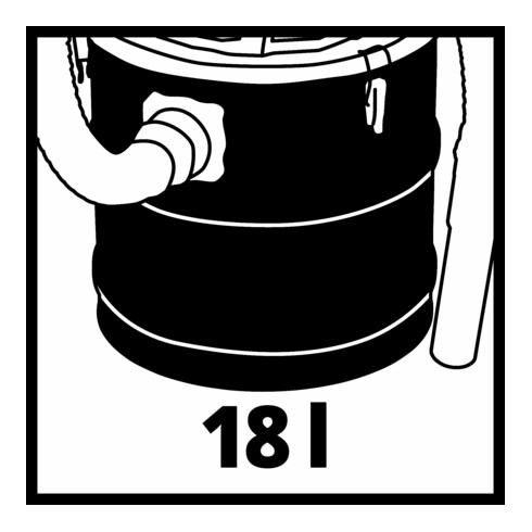 Einhell Aschesauger TC-AV 1718 D