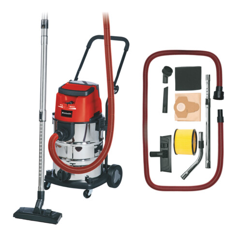 Einhell Aspirapolvere solidi / liquidi a batteria TE-VC 36/30 Li S, senza batteria né caricabatteria