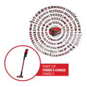 Einhell Aspirateur à manche sans fil TE-SV 18 Li-Solo-2