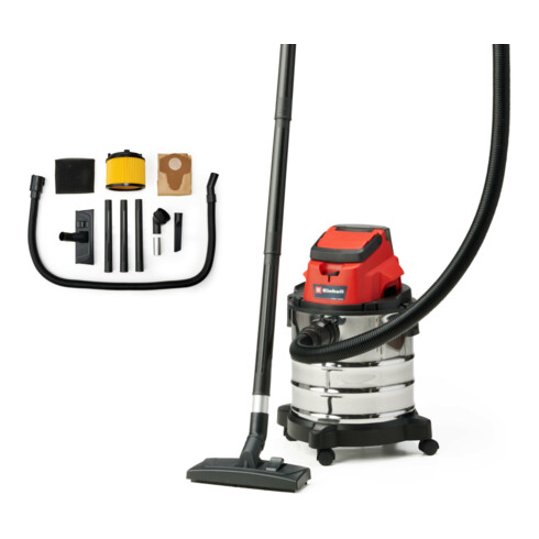 Einhell Aspirateur eau et poussière sans fil TC-VC 18/20 Li S-Solo