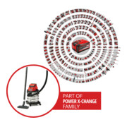 Einhell Aspirateur eau et poussière sans fil TC-VC 18/20 Li S-Solo-2