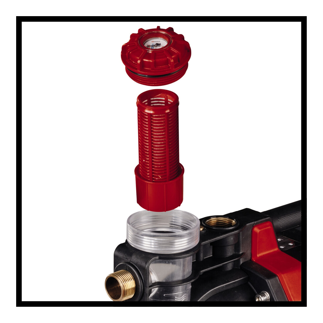 Einhell Automatische Akku-Gartenpumpe AQUINNA 36/38 F LED AUTOMATIC