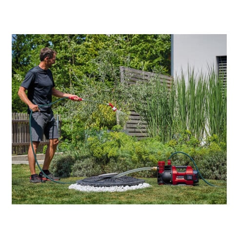 Einhell Automatische Akku-Gartenpumpe AQUINNA 36/38 F LED AUTOMATIC