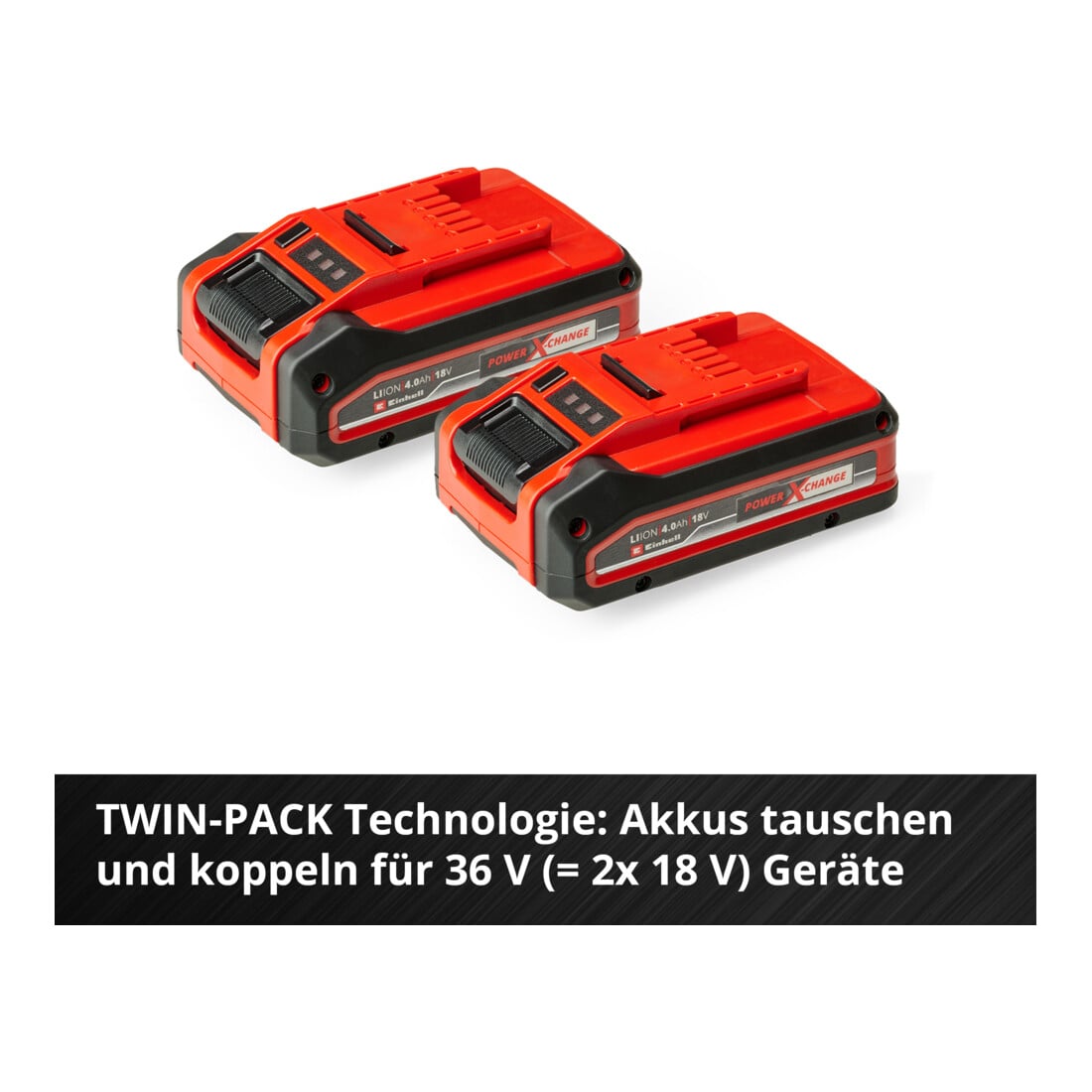 Einhell Batterie 18V 4,0Ah Power-X-Change Plus