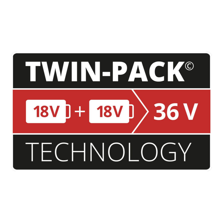 Einhell Batterie 2x 18V 4,0Ah PXC-Twinpack