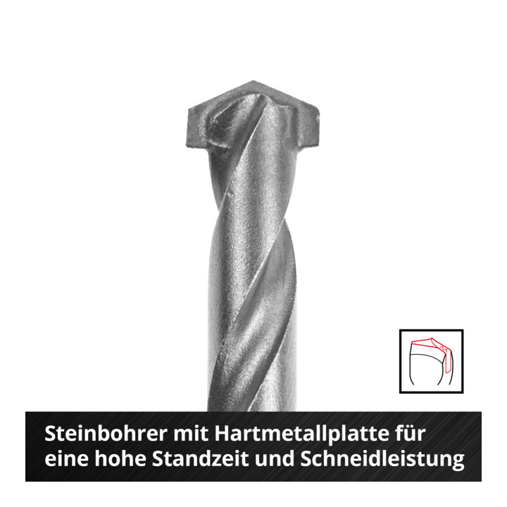Einhell Bit- und Bohrer-Set XL-CASE 95-tlg., Bits, Bohrer, Schnellwechselbithalter, Steckschlüssel, Bohrstopper inkl. Aufbewahrungsbox