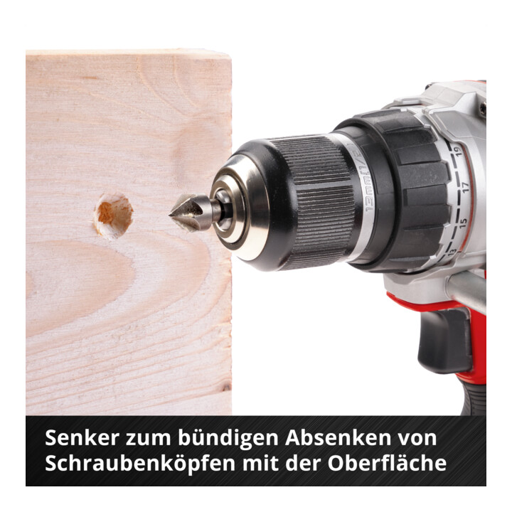 Einhell Bit- und Bohrer-Set XL-CASE 95-tlg., Bits, Bohrer, Schnellwechselbithalter, Steckschlüssel, Bohrstopper inkl. Aufbewahrungsbox
