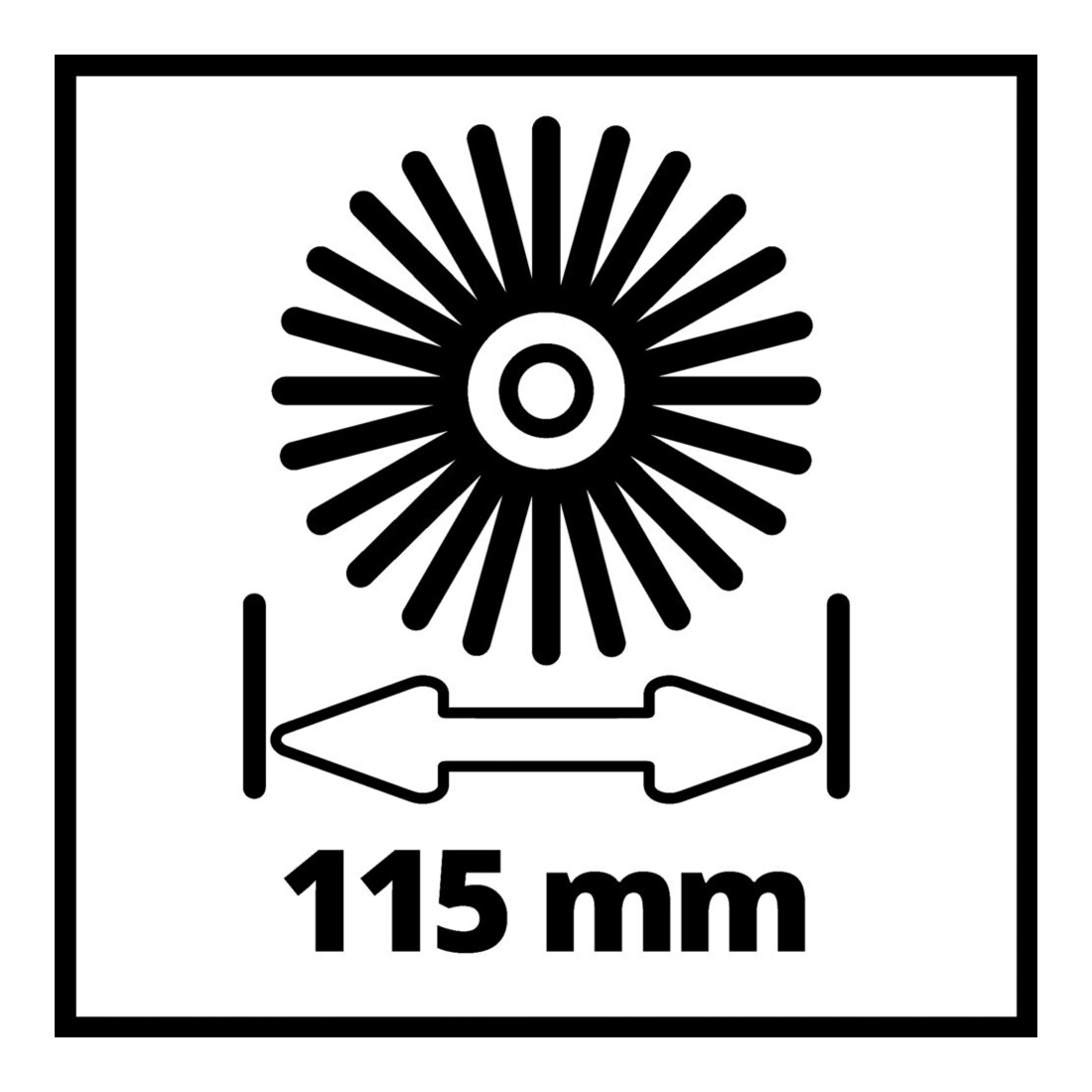 Einhell Brosse latérale ULTRA (pierre)