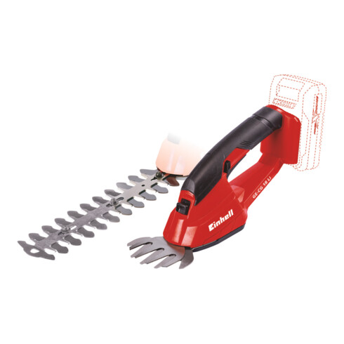 Einhell Cesoie per arbusti ed erba a batteria GE-CG 18 Li, senza batteria né caricabatteria