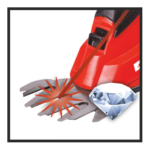 Einhell Cesoie per arbusti ed erba a batteria GE-CG 18 Li, senza batteria né caricabatteria