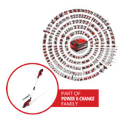 Einhell Cisaille à gazon et arbustes sans fil GE-CG 18/100 Li T-Solo-2