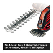 Einhell Cisaille à gazon et arbustes sans fil GE-CG 18/100 Li T-Solo-4