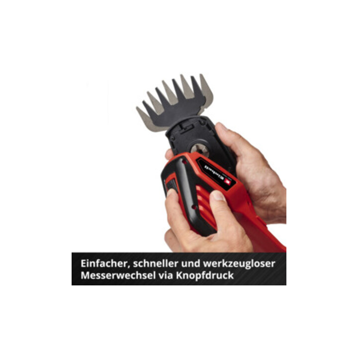 Einhell Cisaille à gazon et arbustes sans fil GE-CG 18/100 Li T-Solo