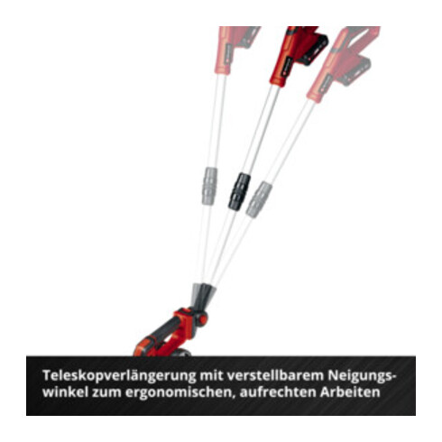 Einhell Cisaille à gazon et arbustes sans fil GE-CG 18/100 Li T-Solo