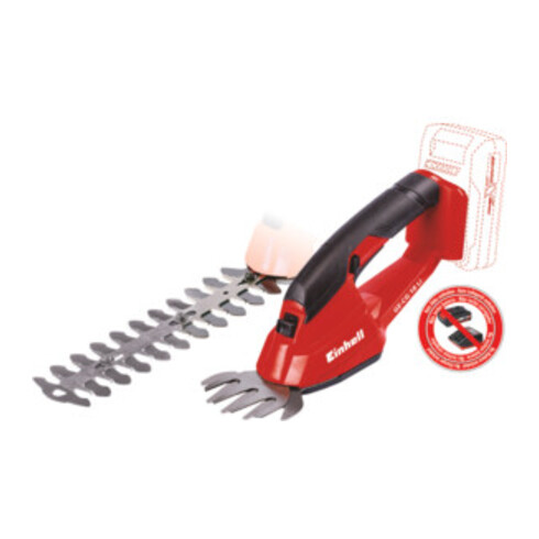 Einhell Cisaille à gazon et arbustes sans fil GE-CG 18 Li-Solo