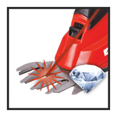Einhell Cisaille à gazon et arbustes sans fil GE-CG 18 Li-Solo
