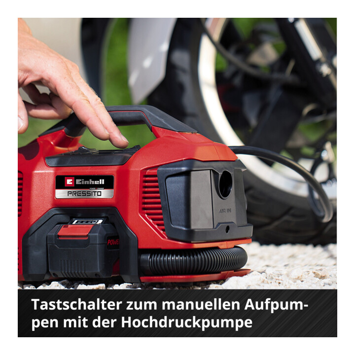 Einhell Compresseur à batterie PRESSITO 18/21