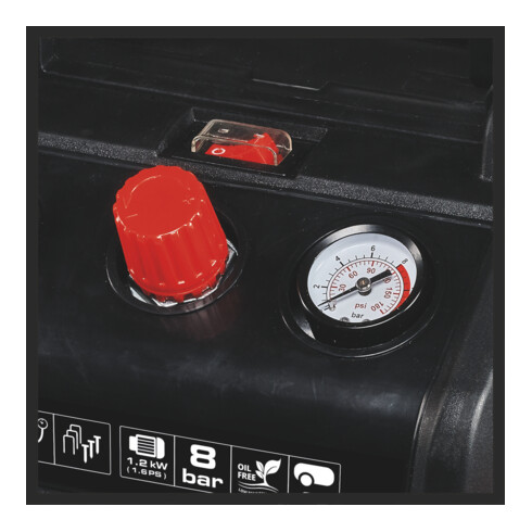 Einhell Compresseur TC-AC 190/6/8 OF Set