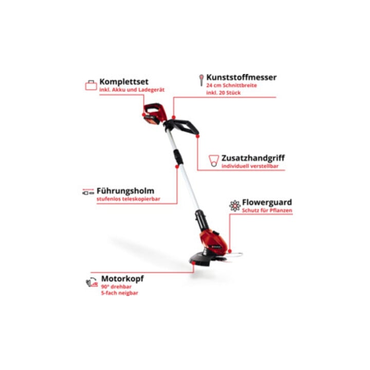 Einhell Coupe-bordures sans fil GE-CT 18 Li Kit (1x2,0Ah)