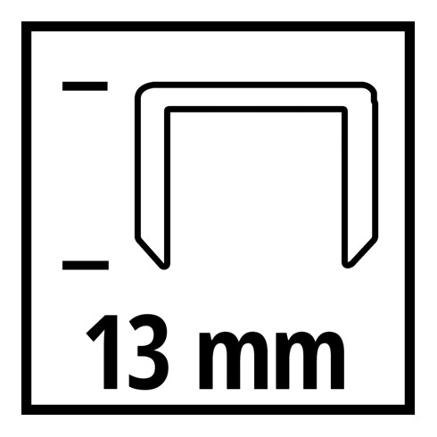 Einhell Druckluft-Tacker-Zubehör Klammern, 5,7x13mm