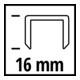 Einhell Druckluft-Tacker-Zubehör Klammern, 5,7x16mm-4