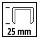 Einhell Druckluft-Tacker-Zubehör Klammern, 5,7x25mm-4