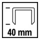 Einhell Druckluft-Tacker-Zubehör Klammern, 5,7x40mm-4