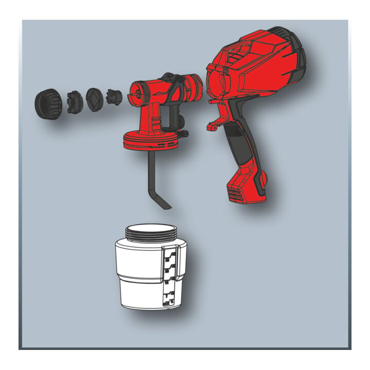 Einhell Farbsprühpistole TC-SY 500 P