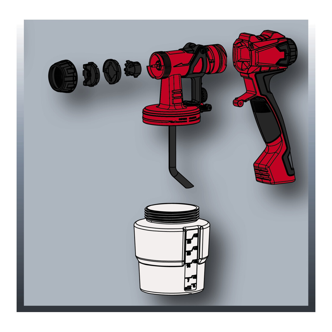 Einhell Farbsprühsystem TC-SY 600 S