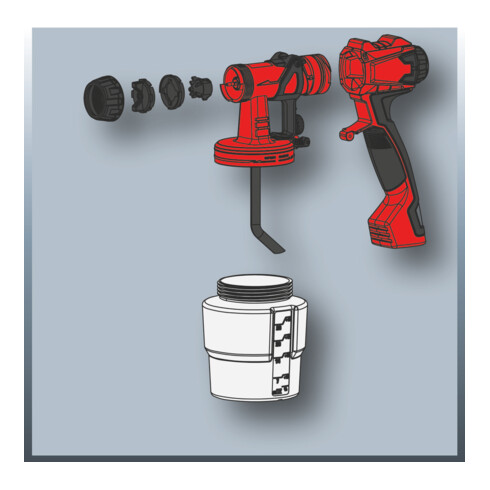 Einhell Farbsprühsystem TC-SY 700 S