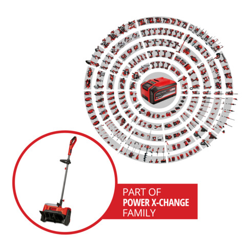 Einhell Fraise à neige sans fil GE-ST 36/40 Li E-Solo