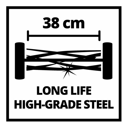 Einhell Hand-Rasenmäher GE-HM 38 S