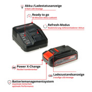 Einhell Kit de démarrage PXC 18V 2,5Ah PXC Starter Kit-4