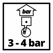 Einhell Kompressoren-Zubehör Farbspritzpistole, Saugbecher-4