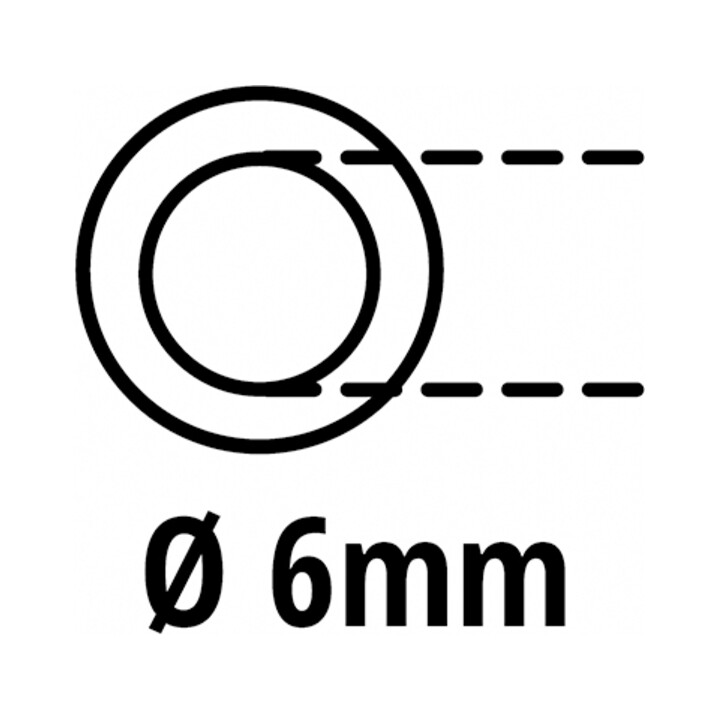 Einhell Kompressoren-Zubehör Spiralschlauch 4m, Innend. 6mm