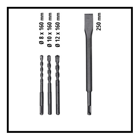 Einhell Marteau perforateur TC-RH 620 4F Kit