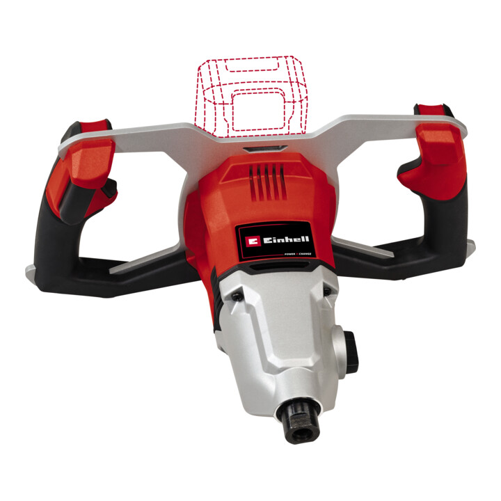 Einhell Mélangeur de mortier de peinture sans fil TP-MX 18-2 Li BL - Solo