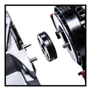 Einhell Meuleuse d'angle sans fil AXXIO 18/125 Q-2