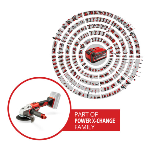Einhell Meuleuse d'angle sans fil AXXIO