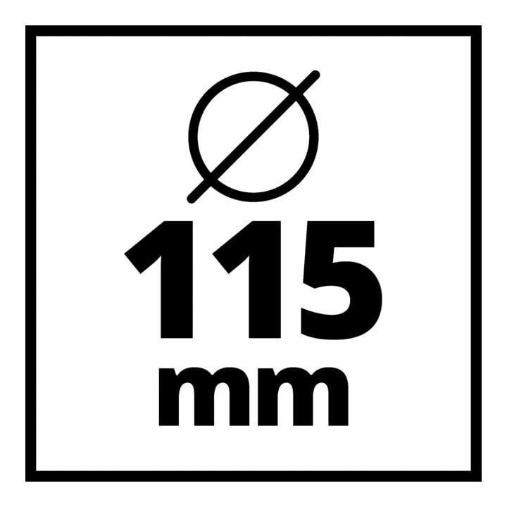 Einhell Meuleuse d'angle sans fil TC-AG 18/115 Li Kit 4,0Ah