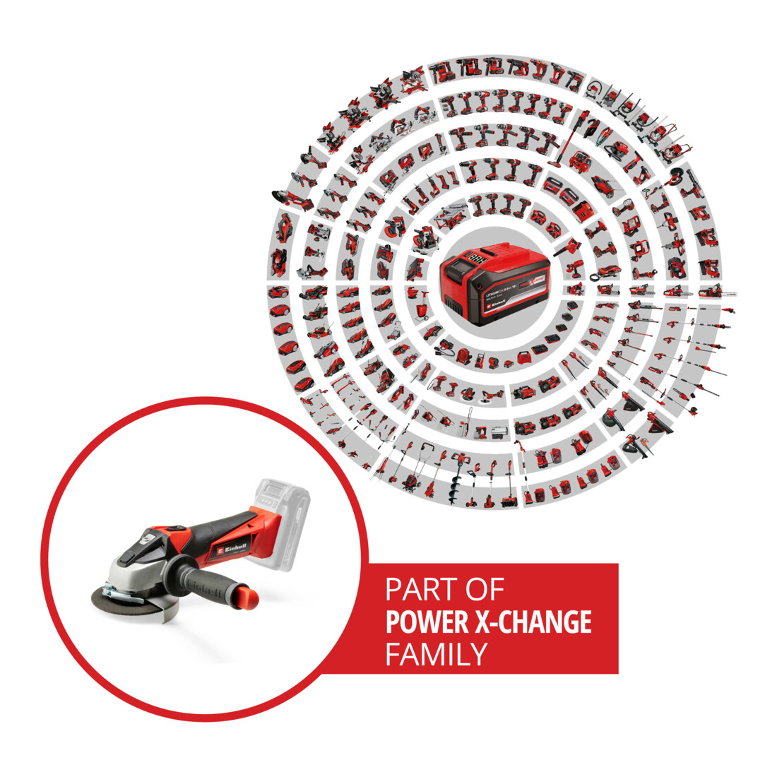Einhell Meuleuse d'angle sans fil TE-AG 18/115 Li-Solo