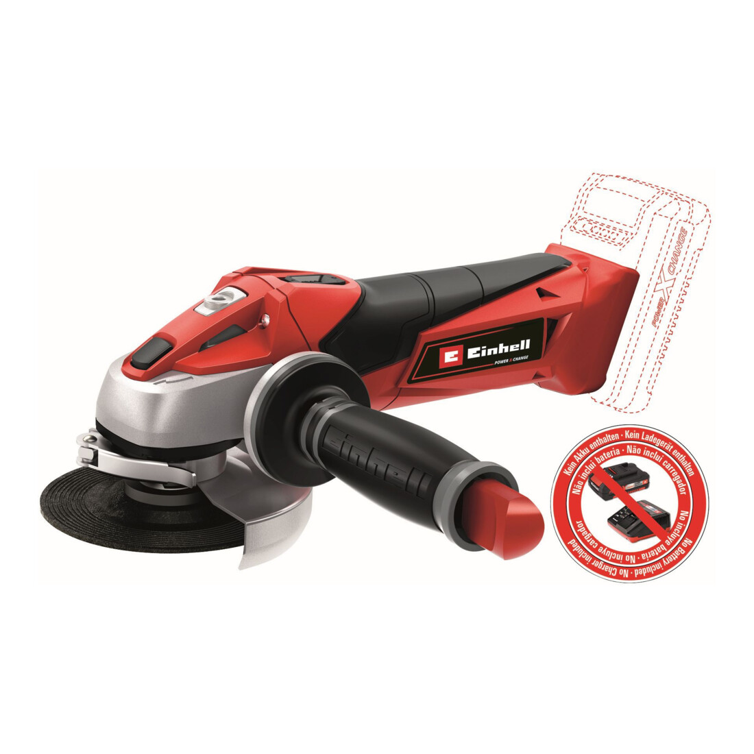 Einhell Meuleuse d'angle sans fil TE-AG 18/115 Li - Solo Acc