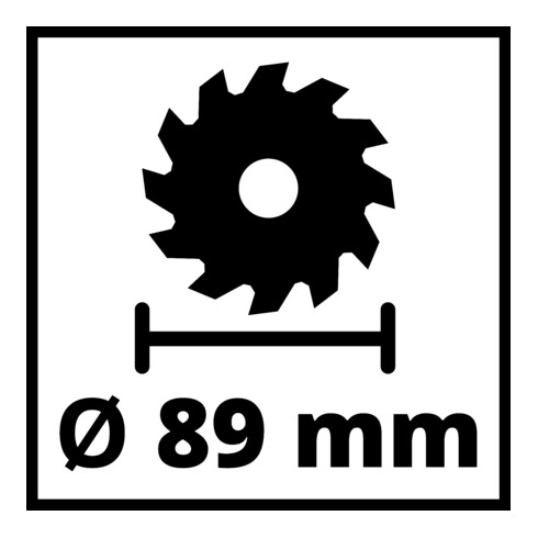 Einhell Mini-Handkreissäge TC-CS 89
