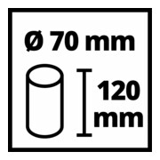 Einhell Nass-Trockensauger-Zubehör Schaumstofffilter 10l 5er Set-5