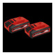 Einhell Pack double de batteries 18V 4Ah PXC-3