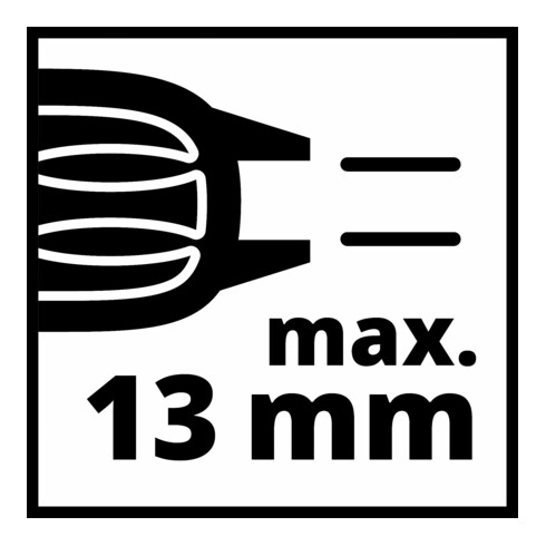 Einhell Perceuse à percussion sans fil TC-ID 18 Li - Solo