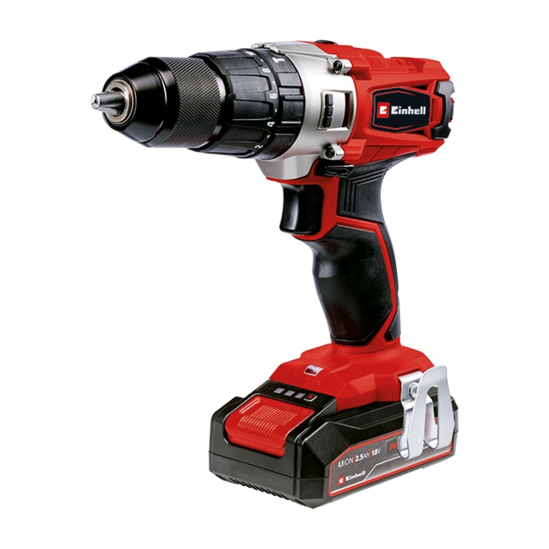 Einhell Perceuse-visseuse à percussion sans fil TE-CD 18/2 Li-i +22 (1x2,5 Ah)